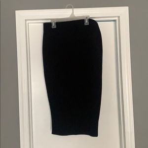 Black pencil skirt